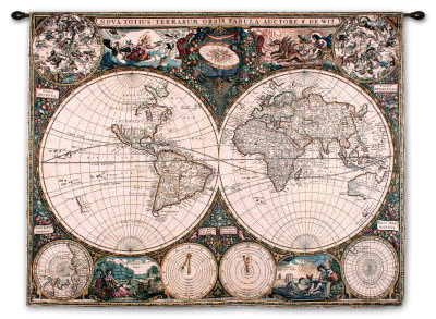  World  on Old World Map